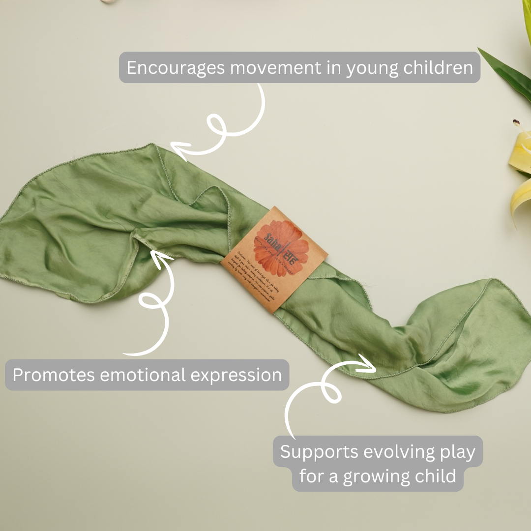 Developmental benefits of playing with playsilk