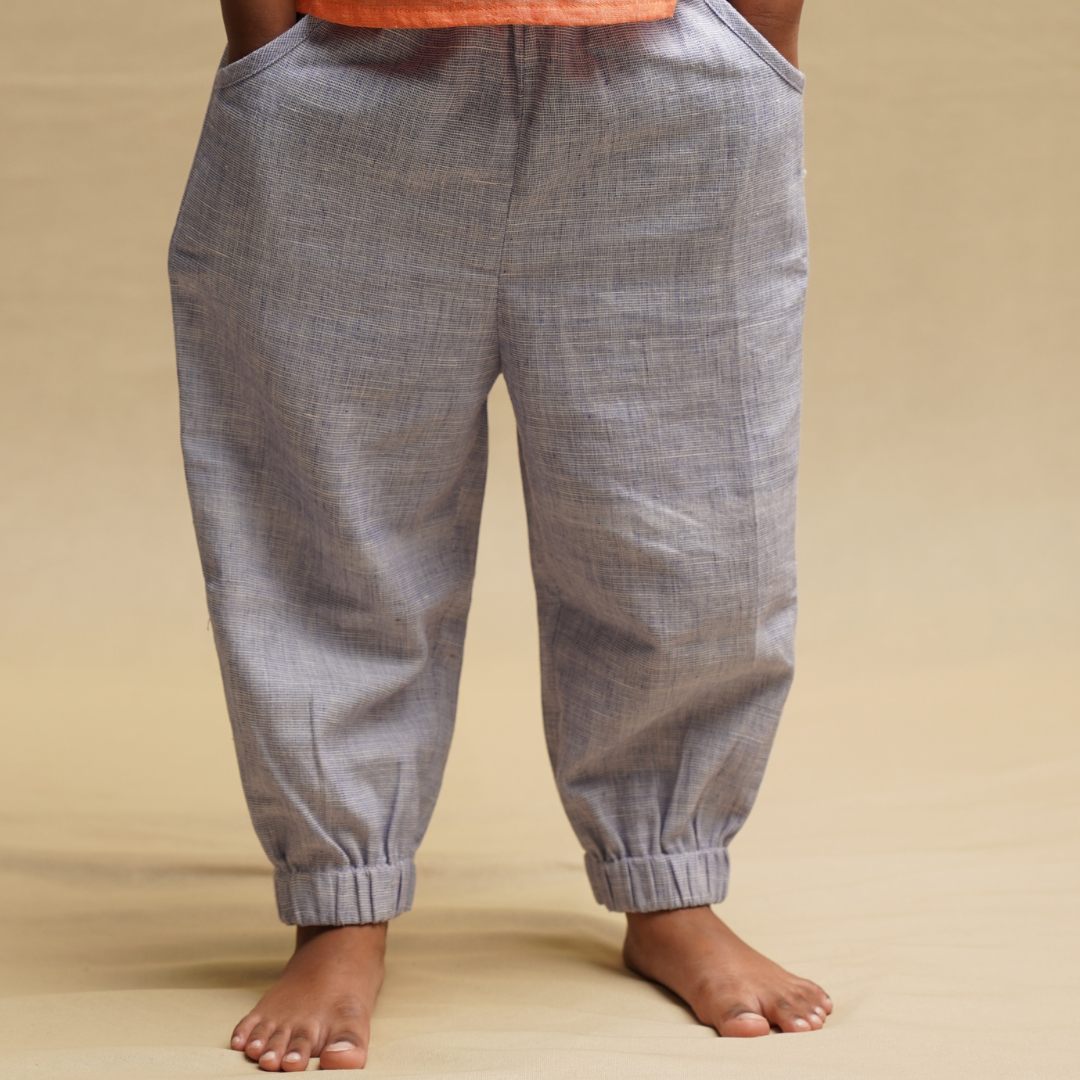 Cotton Joggers for Boys and Girls - Unisex Bottomwear for kids