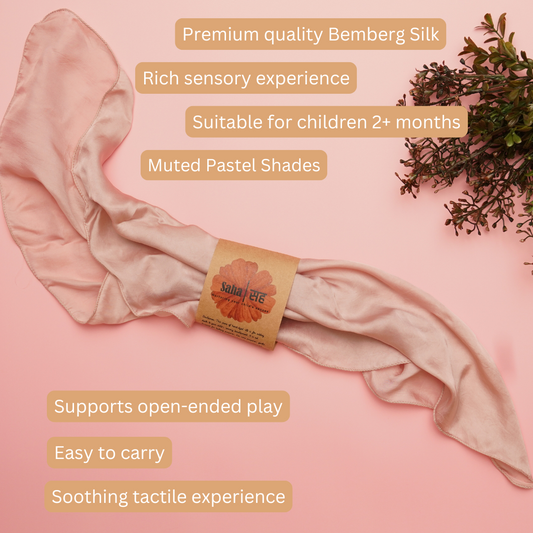 Features of open-ended play with play silk