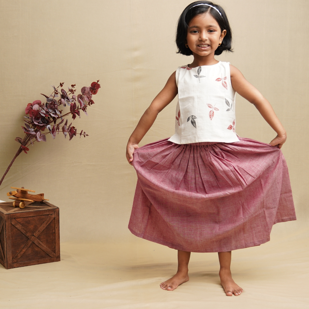 Comfortable Cotton Skirt for Girls