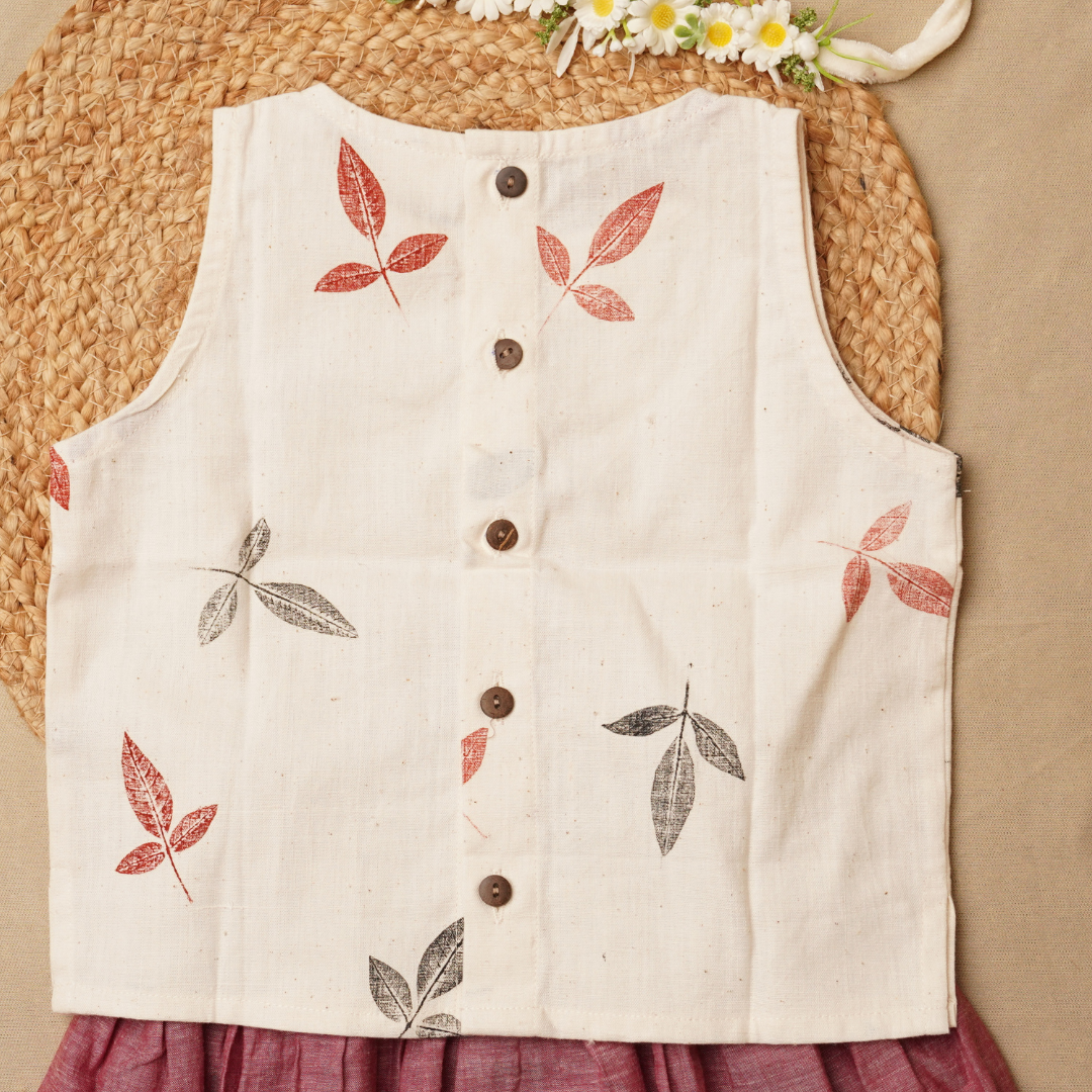 Khadi Top For Girls