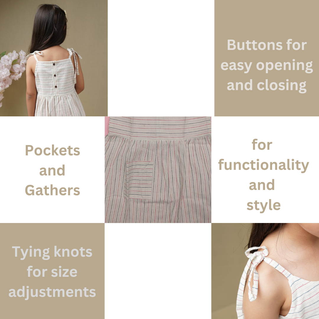 Style and functionality of our minimalist white dress