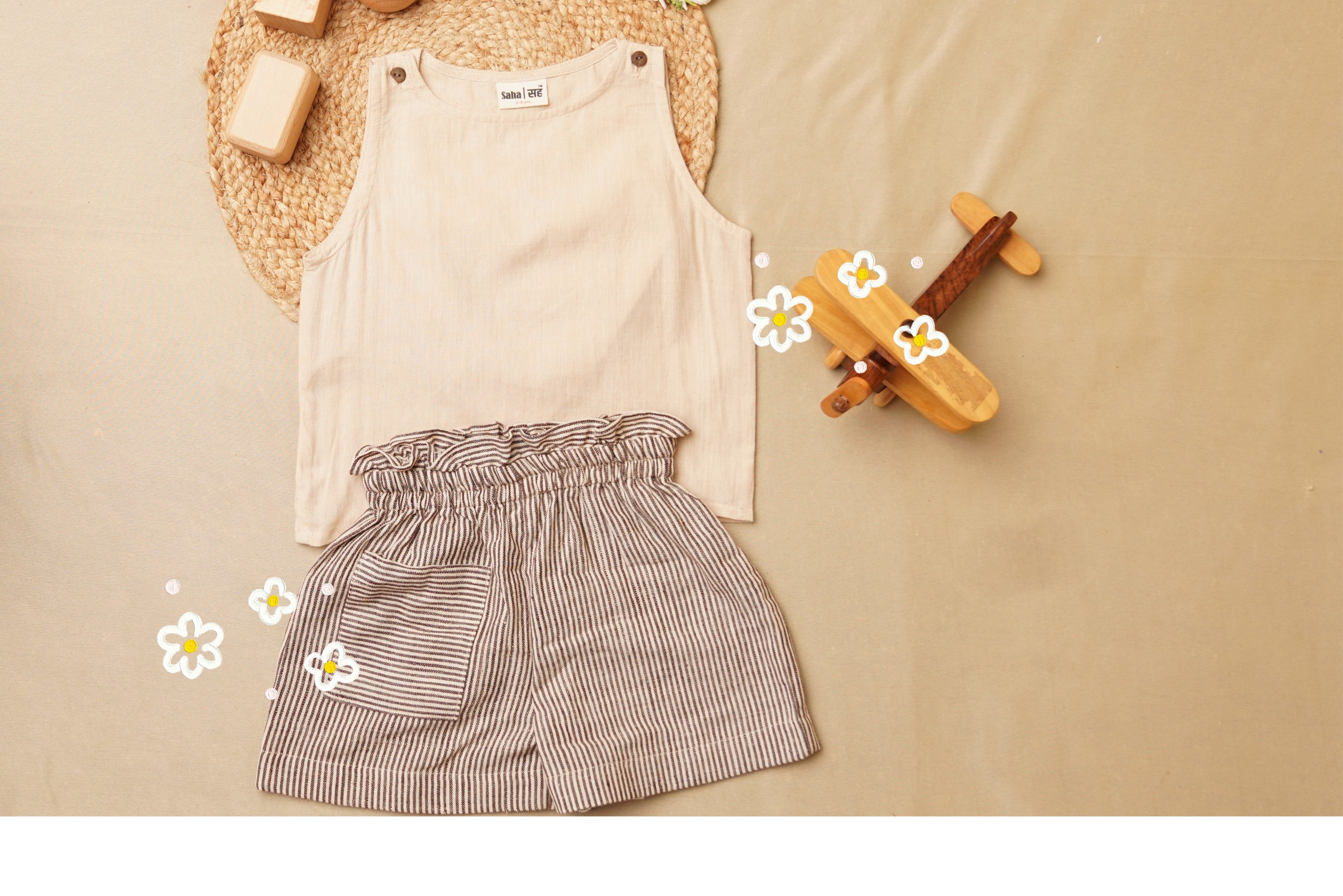 comfortable children's clothing cotton khadi minimalist