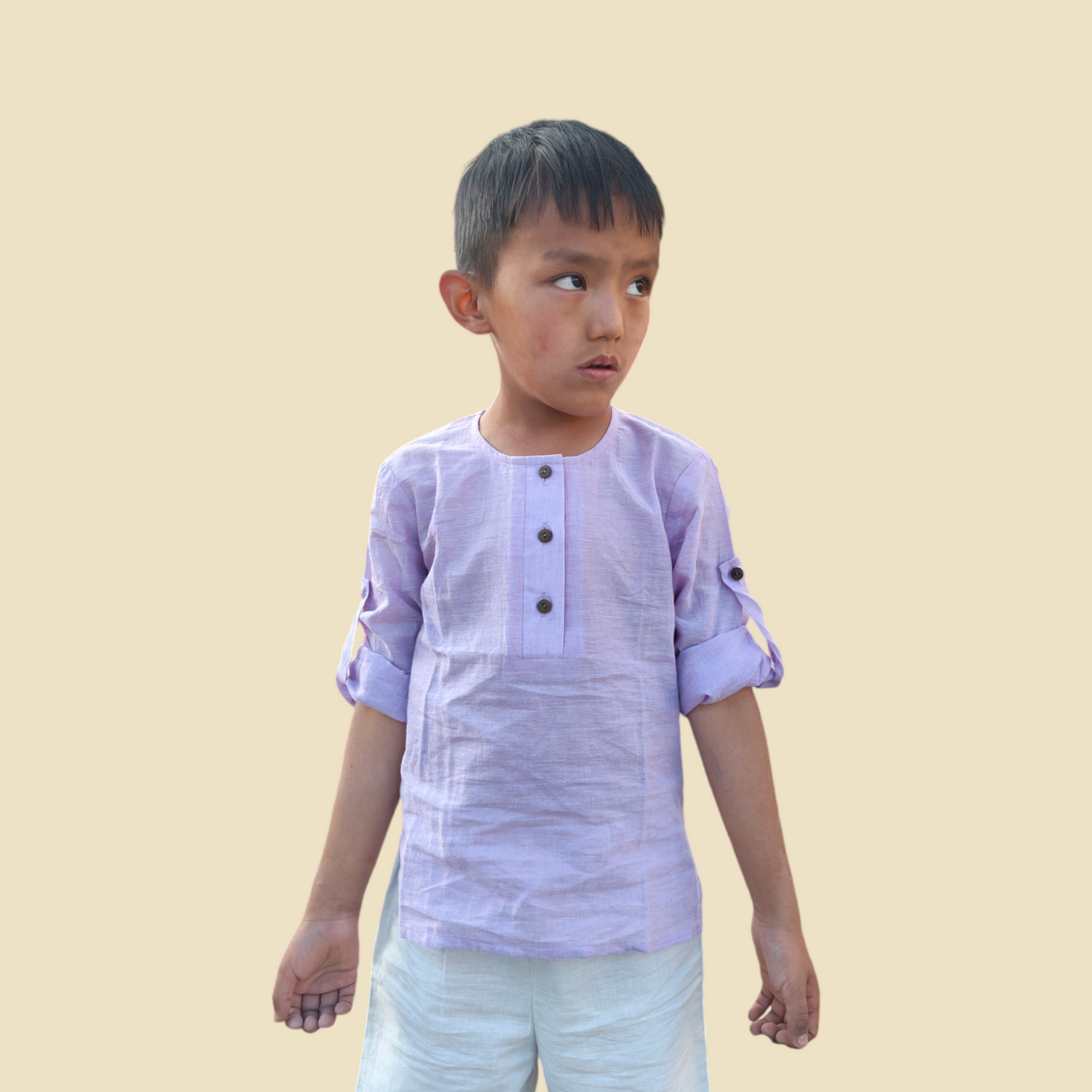 Boys natural cotton khadi clothing sets shirts shorts trousers joggers stylish comfortable elegant