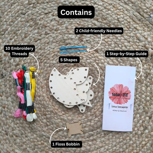 Stitching Craft Kit for Kids Aged 3 and Above | Set of 5