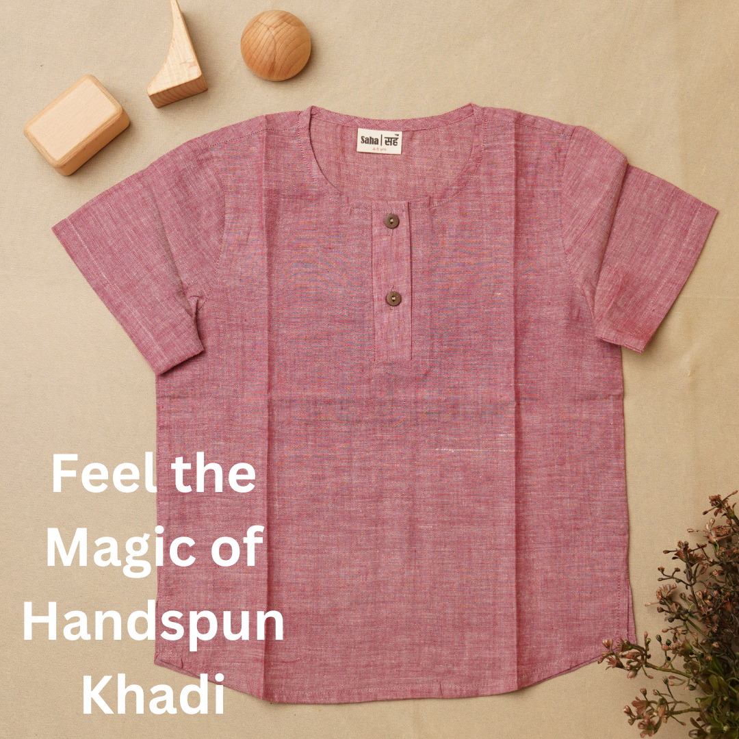 Bacchon ki shirt Khadi Cotton