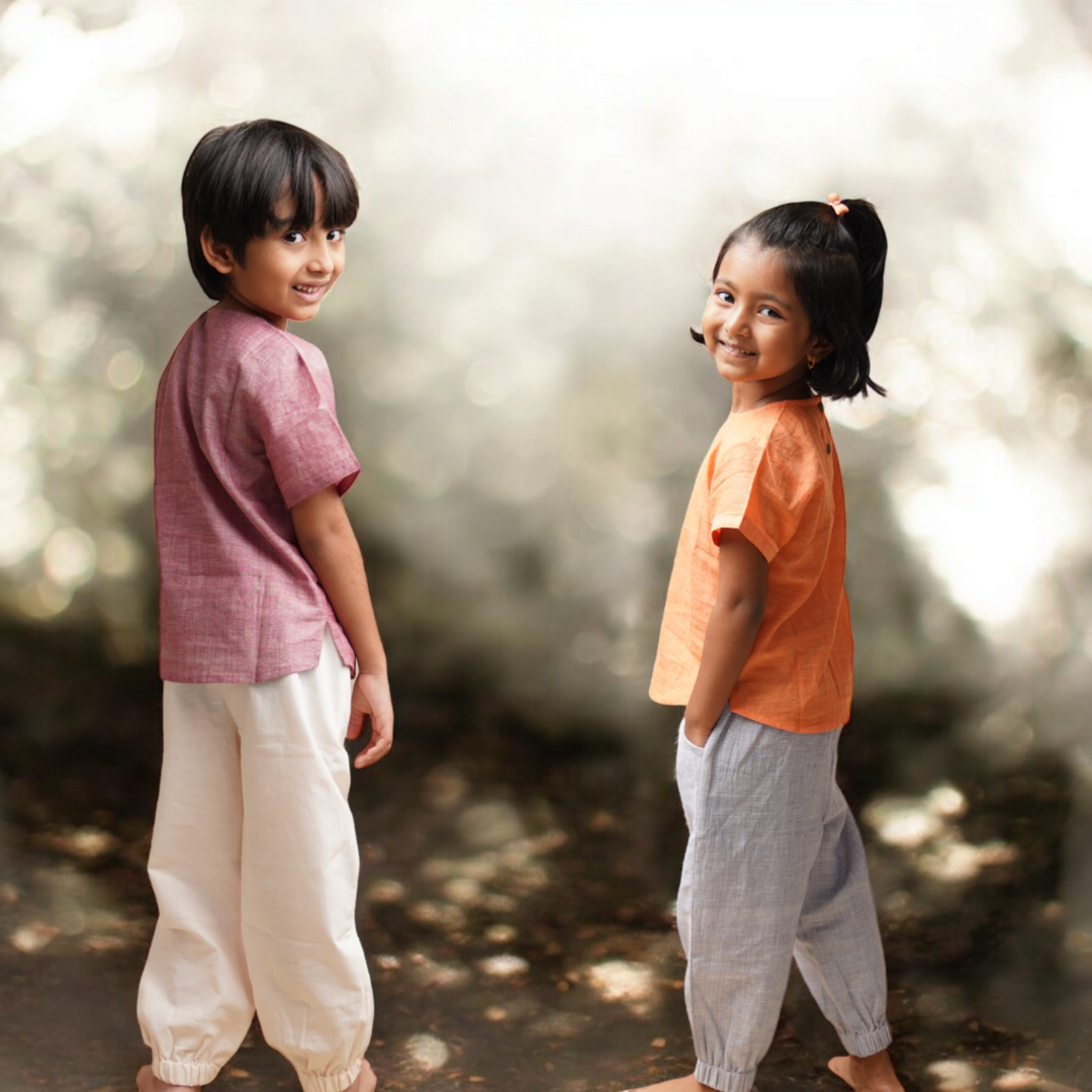 Comfortable Khadi Joggers for girls and boys