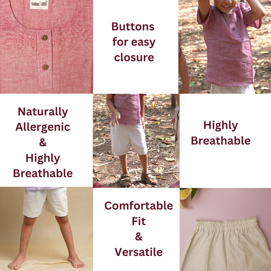 Comfortable cotton clothing for kids