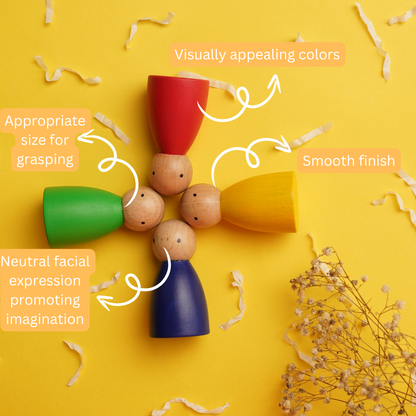 reasons for choosing peg dolls open-ended play child-led play