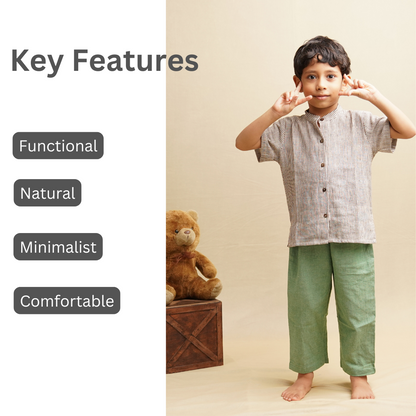 Features of Boys' Khadi Cotton Trousers