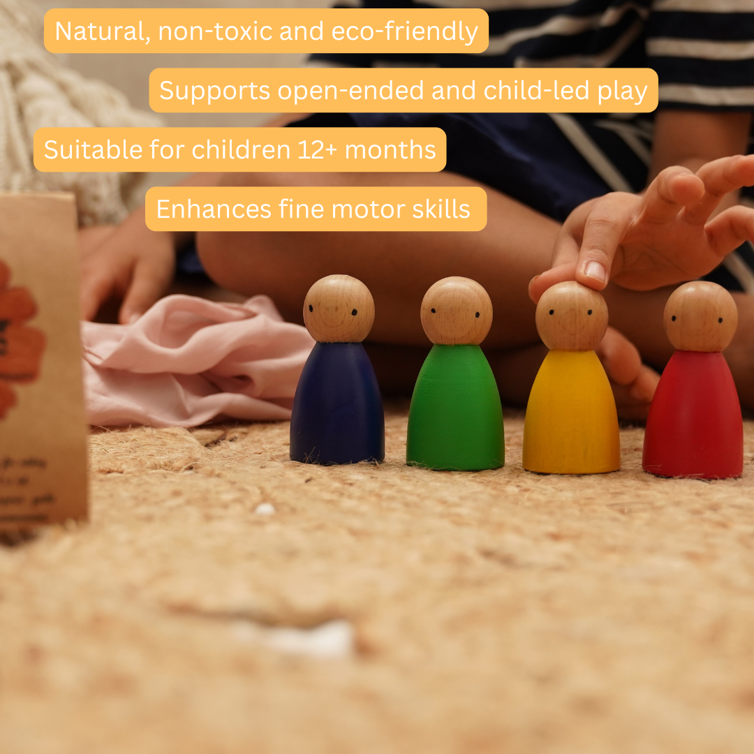 Benefits of wooden peg dolls