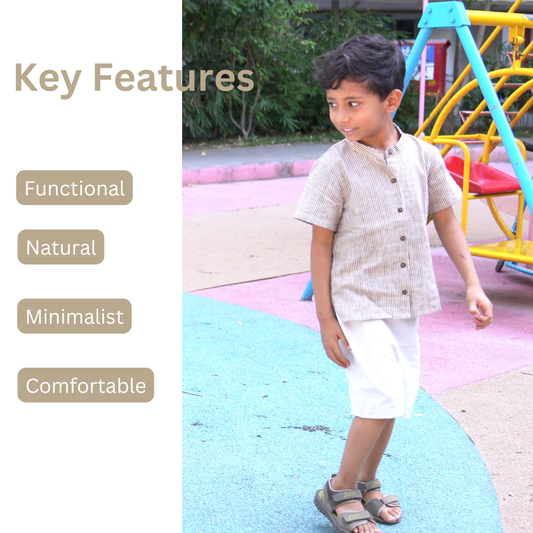 Key Features of Striped Cotton Khadi Shirt