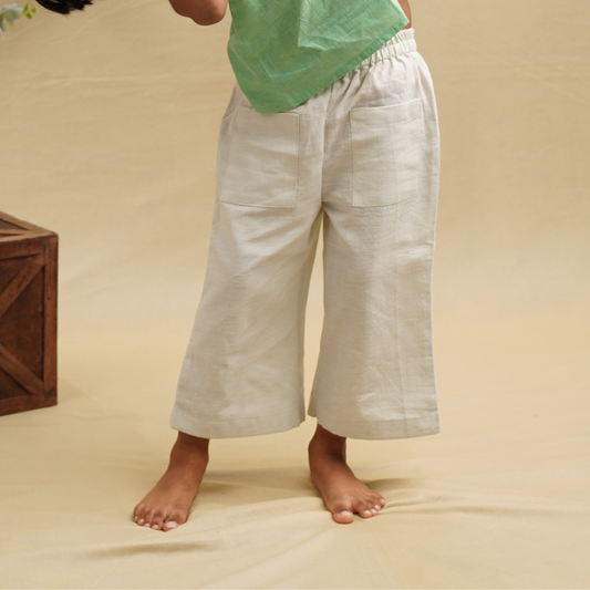 Organic cotton trousers for girls