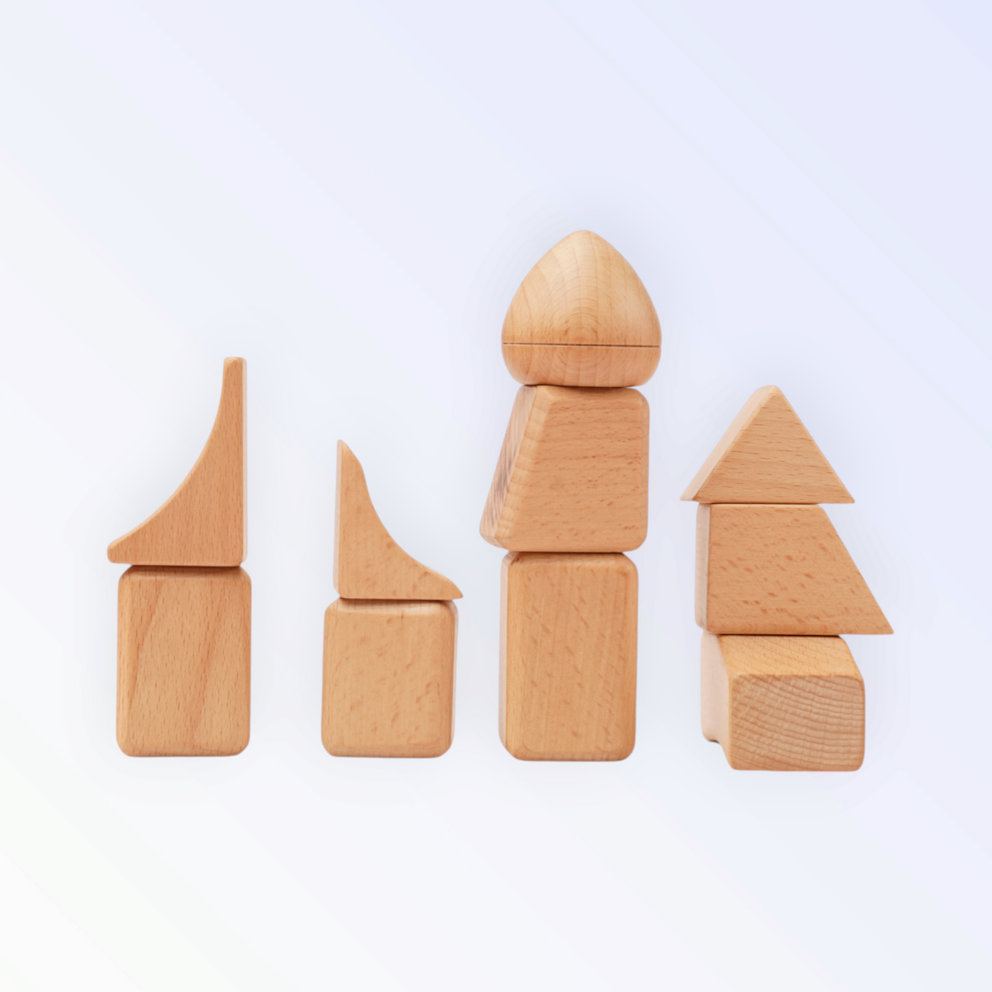 Waldorf inspired Wooden Blocks for kids