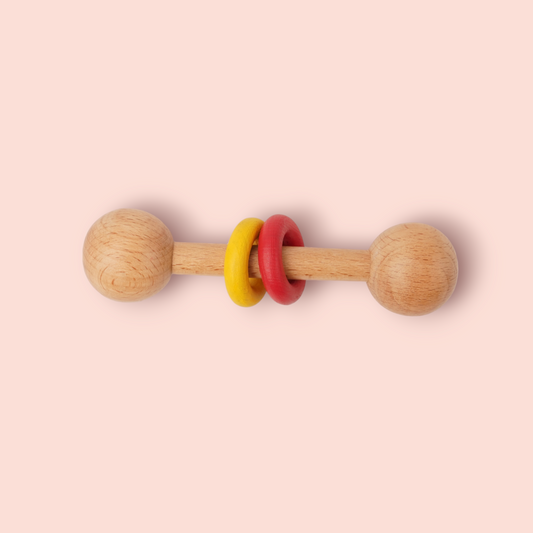 Wooden Rattle for babies and infants