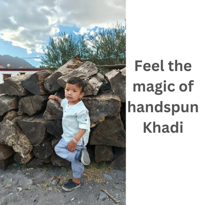 Child wearing Cotton Comfort unisex joggers – breathable everyday outfit for kids