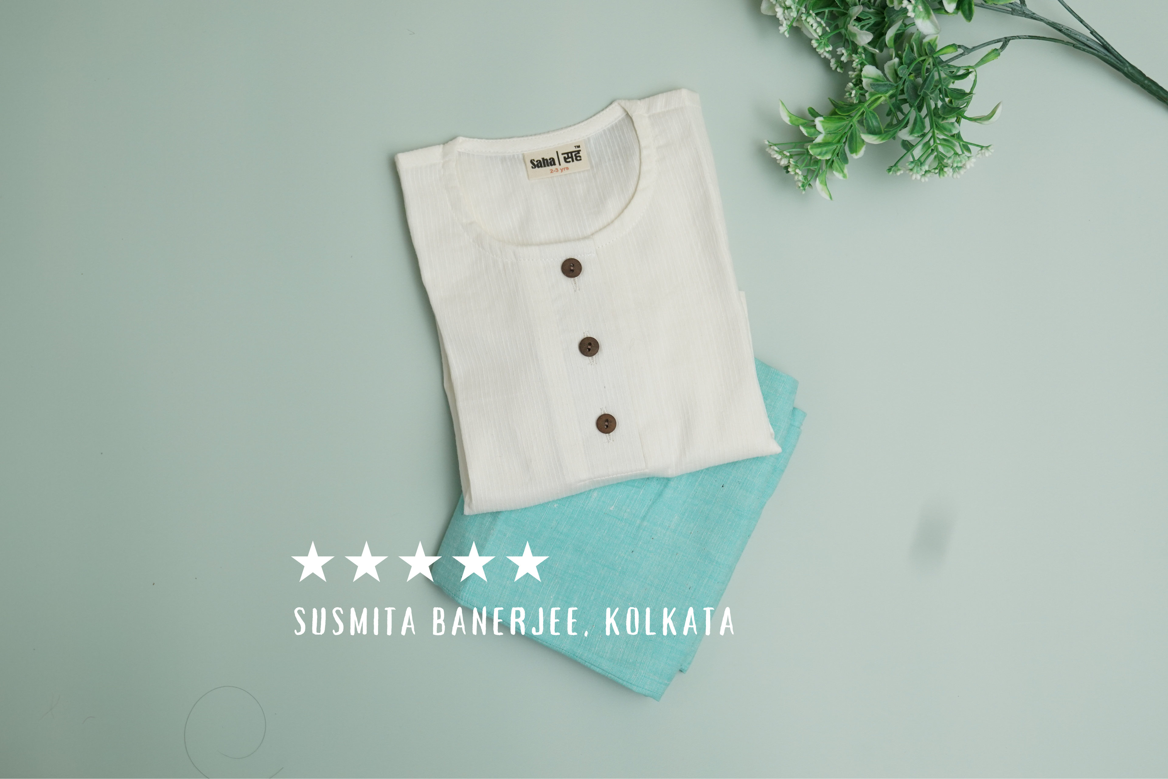 comfortable stylish khadi cotton clothing for children
