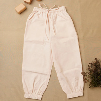 Flat lay of Cotton Comfort unisex joggers – breathable everyday kidswear