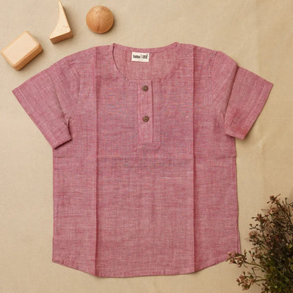 Cotton shirt detail in toddler clothing set – soft comfortable fit for everyday wear