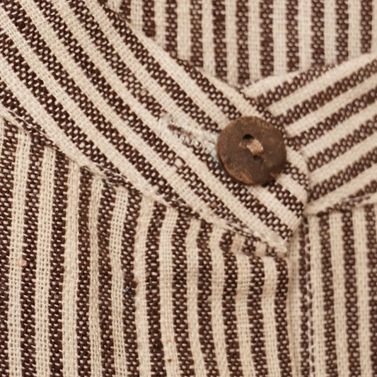 Close-up of handspun handwoven khadi
