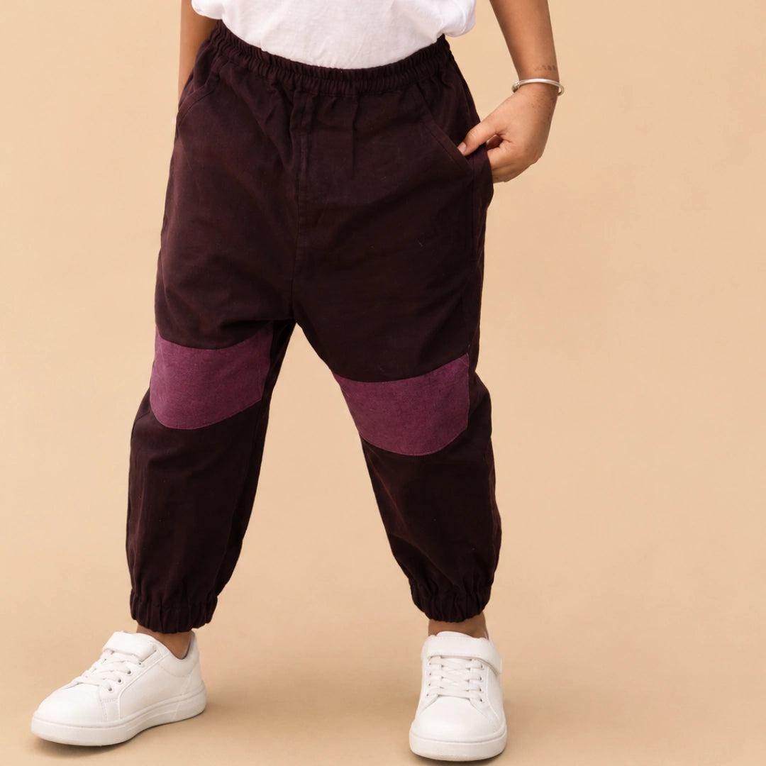 close up of cotton joggers for boys and girls