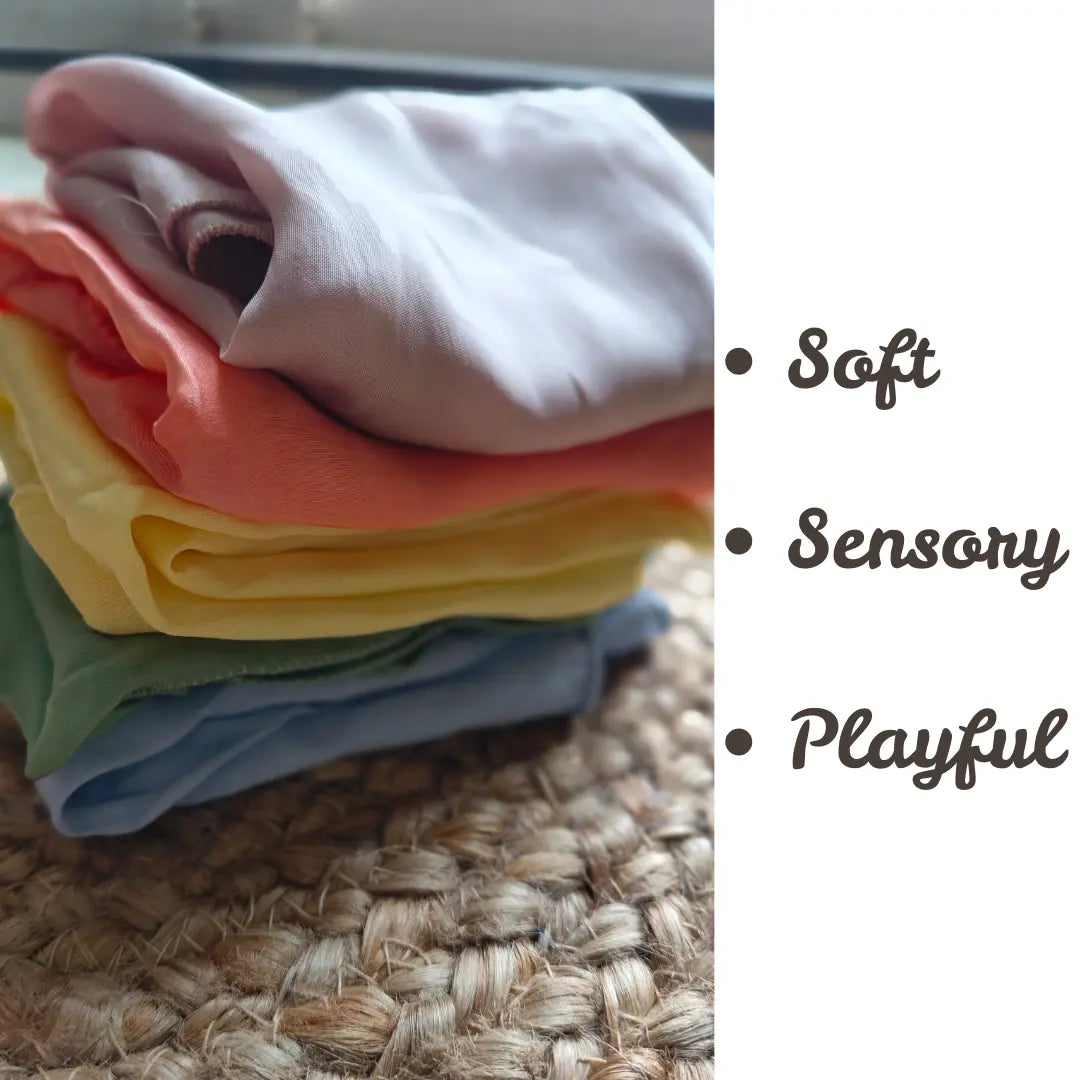playsilks for soft sensory play