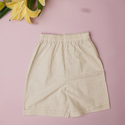 Shorts detail in Little Trailblazer boys set – soft comfortable fit for movement